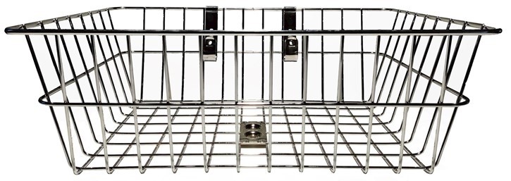 Kurv For Fastmontering Chrome Polish m/Kroge og Stivere(45,8x33x15cm)