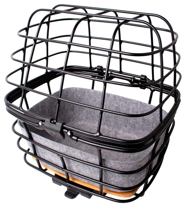 Hunde cykelkurv Atran Duo Sort